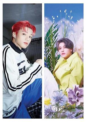 Дакімакура 150х50см чон уен із ейтіз ateez k-pop подушка з наволочкою двостороння