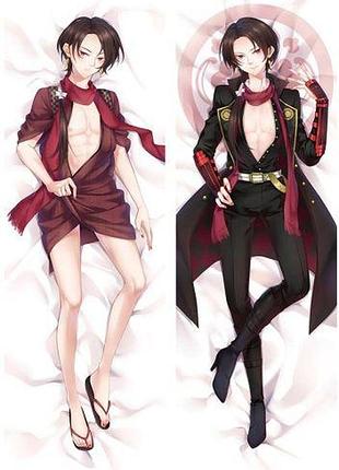 Дакимакура 150х50 см кашу киёмицу touken ranbu kashuu kiyomitsu подушка с наволочкой двусторонняя
