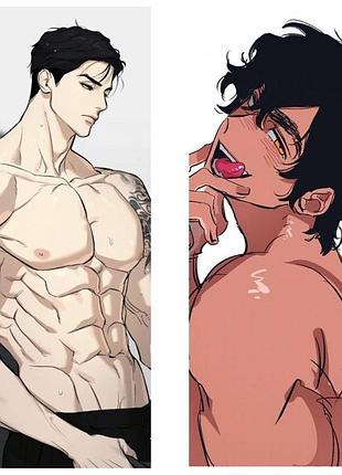 Дакимакура 150 х 50 см джу джу ген джэкён яой джинкс манхва yaoi jinx mingwa подушка с наволочкой