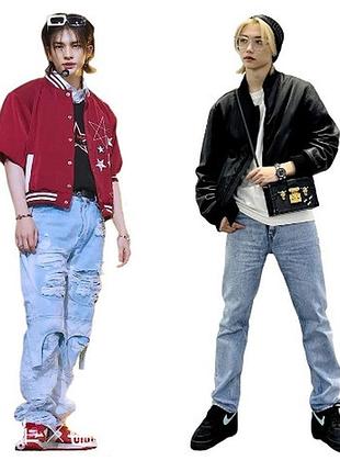Дакімакура 180х60 см фелікс хьонджин стрей кідс stray kids hyunjin felix подушка з наволочкою обнімашка