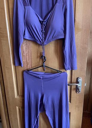 Спортивный костюм 4xl-5xl 💜 очень тянется — новый, не носила