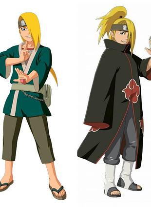 Дакімакура 150х50 см дейдара/ deidara, naruto, подушка зі знімною наволочкою