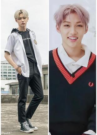Дакімакура 150х50 см фелікс стрей кідс stray kids felix подушка обіймашка зі знімною наволочкою