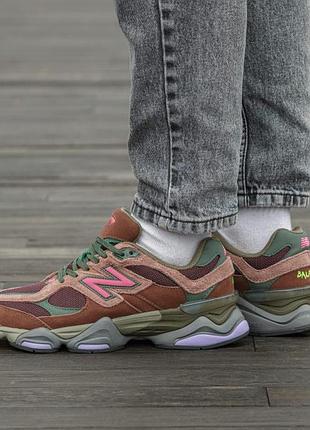 Чоловічі кросівки new balance 9060 burgundy / smb+ 🔗