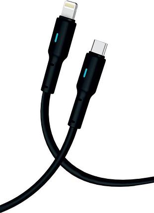 Кабель usb gelius type-c to lightning (2m) (30w) black