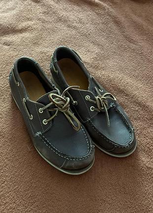 Мокасини дитячі timberland шкіряні коричневі