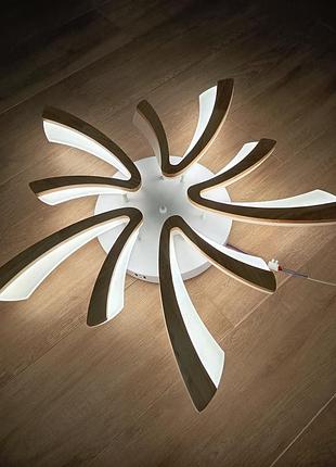 Светодиодная led люстра "жесткие" с пультом и управлением со смартфона (smart-серия)