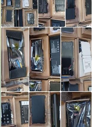 Акумулятори акб для ноутбуків (hp, dell, lenovo, asus та ін.) нові в коробках