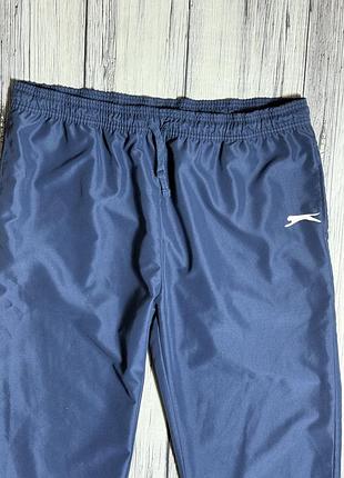Штаны синие slazenger размер xl спортивные без манжета