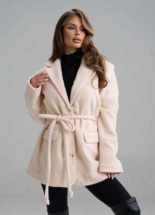 Пальто колір бежевий розмір l/xl fi_015993