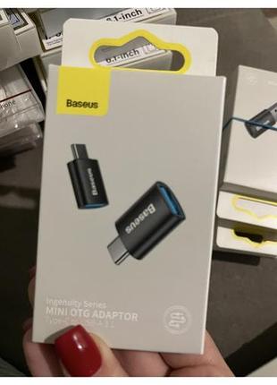 Новий otg-перехідник baseus type-c на usb 3.1 (адаптер)