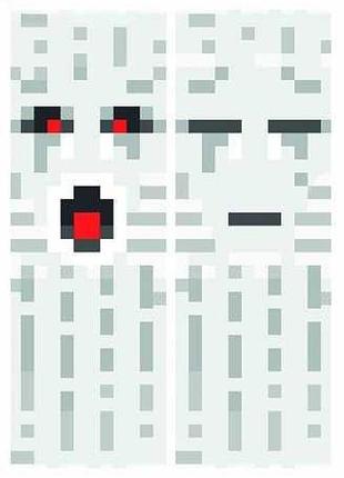 Дакимакура 150х50 см гаст майнкрафт minecraft подушка с наволочкой двухсторонняя