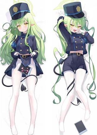 Дакимакура 150х50см blue archive hikari nozomi хикари нозоми подушка с наволочкой двухсторонняя