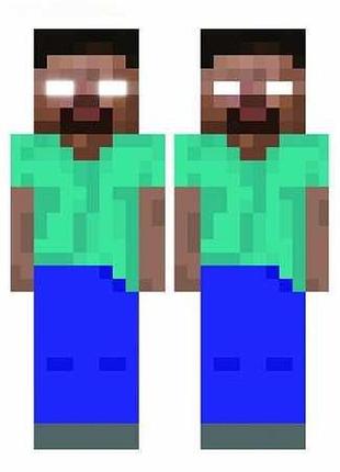 Наволочка дакимакура 150х50 см херобрин майнкрафт minecraft только наволочка двухсторонняя