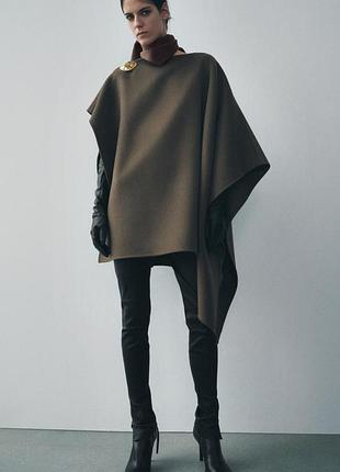 Пальто-пончо zara.