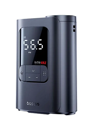 Портативный компрессор baseus gotrip va1 super mini wired inflator 22-cylinder black (c0119701) черный 2
