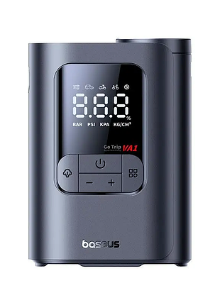 Портативный компрессор baseus gotrip va1 super mini wired inflator 22-cylinder black (c0119701) черный 3