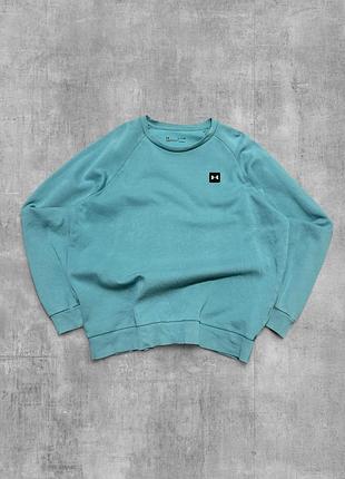 Світшот under armour оригінал бірюзовий кофта андер армор чоловічий джемпер база