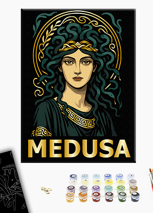Картина за номерами "медуза" rbs1043b 30×40 см