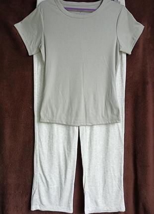 Костюм женский, в рубчик, l, eur 42-44