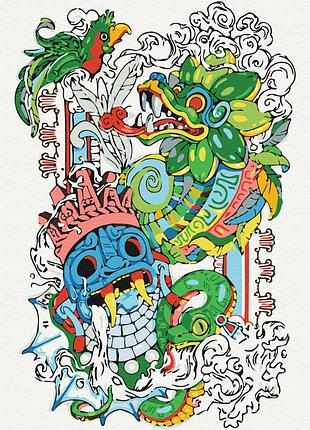 Картина за номерами "wonders of ancient mesoamerica © христина тужук" rbs1038 30×40 см