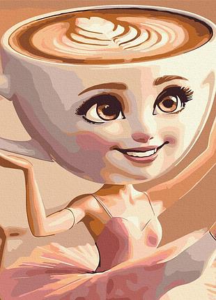 Картина за номерами "ballerina cappuccino" sbs037 40×40 см