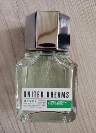 Туалетная вода united dreams men be strong benetton, оригинал