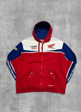 Кофта honda racing оригінал вінтажне худі хонда куртка мотоспорт байкерська