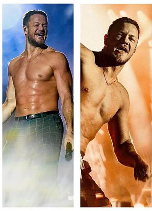 Дакiмакура 180х60см ден рейнольдс dan reynolds imagine dragons вокаліст поп-рок-гурту подушка з наволочкою двухсторо