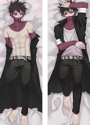 Дакімакура 150х50см дабі моя геройська академія my hero academia dabi подушка з наволочкою двостороння