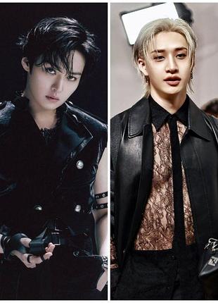 Дакімакура 150х50см мінхо бан чан лі ноу lee know bang chan стрей кідс stray kids подушка з наволочкою двостороння