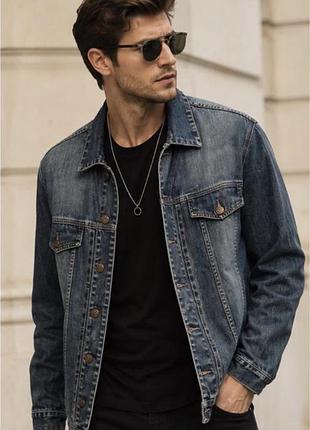 Джинсова куртка бренду gant, розмір xl