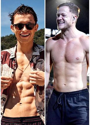 Дакімакура 150х50 см дэн рейнольдс + том холланд dan reynolds +tom kholland подушка з наволочкою двостороння