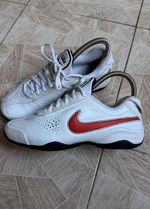 Кроссовки vintage nike series 6d gs 2008 leather shoes white red black 316265-162 eu 37.5