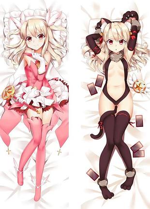 Дакимакура 150 х50 см kaleid liner prisma illya илия подушка с наволочкой двухсторон