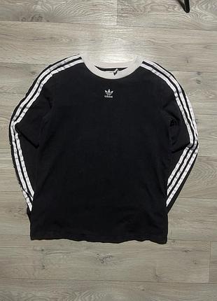 Жіночий лонгслів adidas на лампасах