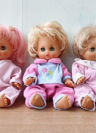 Вінтажні ляльки 3 штуки biggi doll germany (gdr), колекція