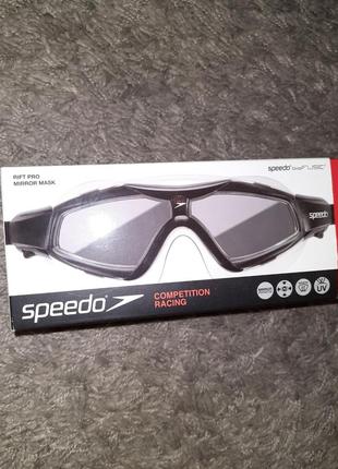 Новые очки для плавания speedo bio fuse rift pro mirror mask, оригинал4 фото