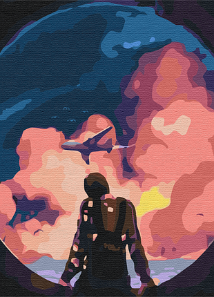 Картина за номерами "мрії про політ" bs35340 (48x60 см l)