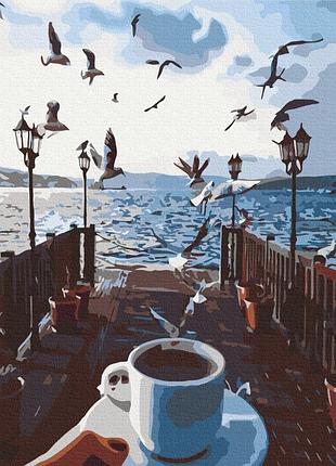 Картина по номерам «море кофе» pbs51384 40×50 см