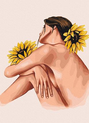Картина по номерам «объятия подсолнухов ©алла березовской» bs54281 40×50 см