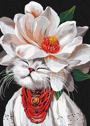 Картина по номерам «магнолия © китти марианна пащук» bs54422 40×50 см
