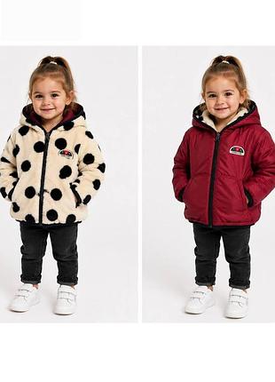 Демісезонна двостороння курточка tumble'n dry (нідерланди), на 2 роки, розмір 92
