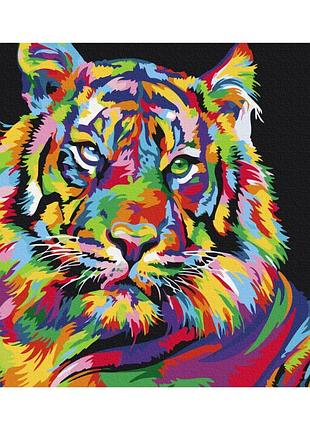 Картины по номерам «tiger pop art» pbs26176 40×50 см
