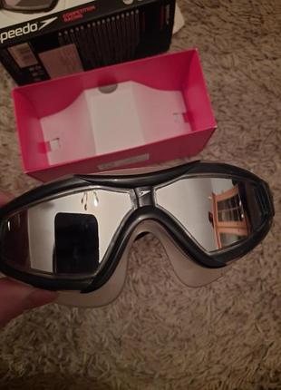 Новые очки для плавания speedo bio fuse rift pro mirror mask, оригинал8 фото