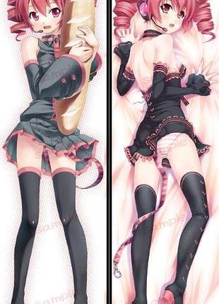 Дакимакура 150 х 50 см касане тето vocaloid тето касане teto kasane подушка + наволочка двостороння