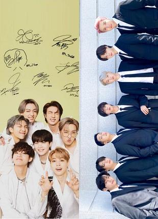 Дакимакура 150х 50 см bts beyond the scene bangtan boys подушка с наволочкой аниме