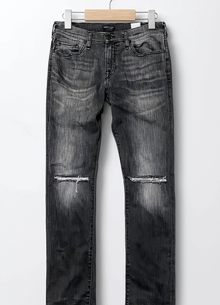 Джинсы true religion rocco renegade оригинал р. 31 серые рваные