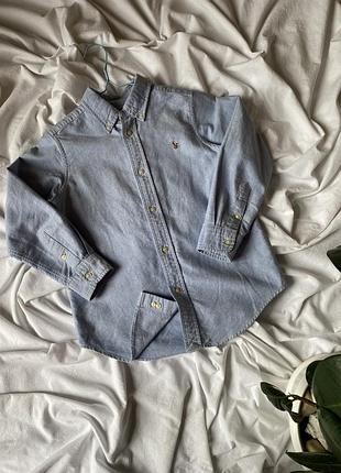Рубашка детская polo ralph lauren 6 лет  116-122 см.