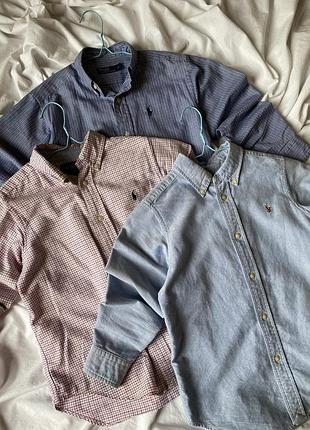 Рубашка детская polo ralph lauren 6 лет  116-122 см.